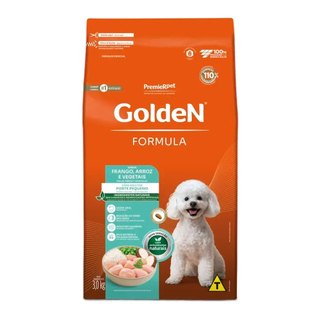 Ração Golden Fórmula Mini Bits Cães Adultos Raças Pequenas Frango e Arroz 3kg
