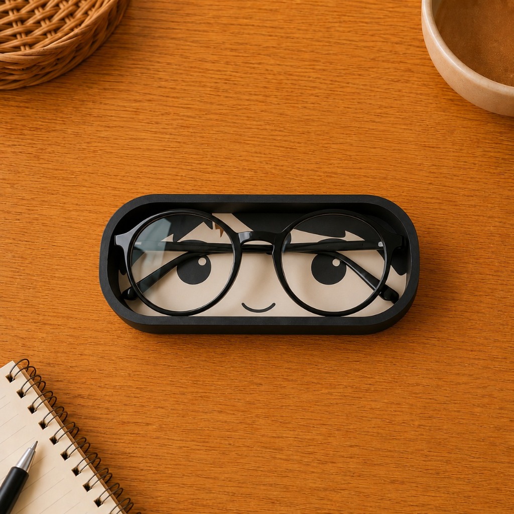 Suporte Porta-Óculos Personagens - Organização com Estilo e Tecnologia em 3D