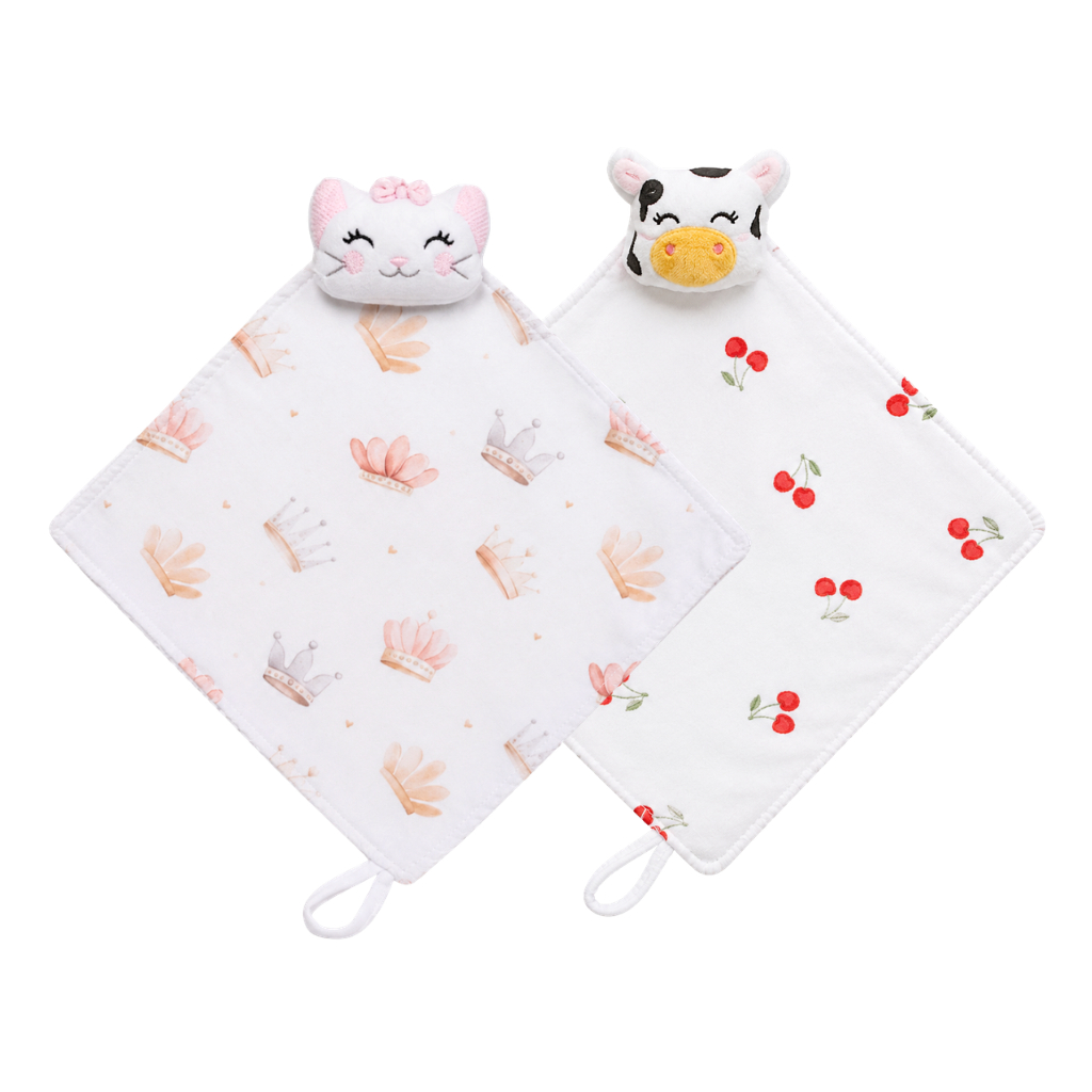 Kit 02 Naninha Cheirinho Bebe Macia Sono Premium