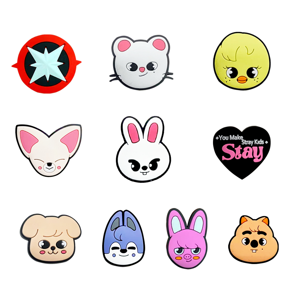 Kit 10 Cartoons Pins Botons  para Babuche