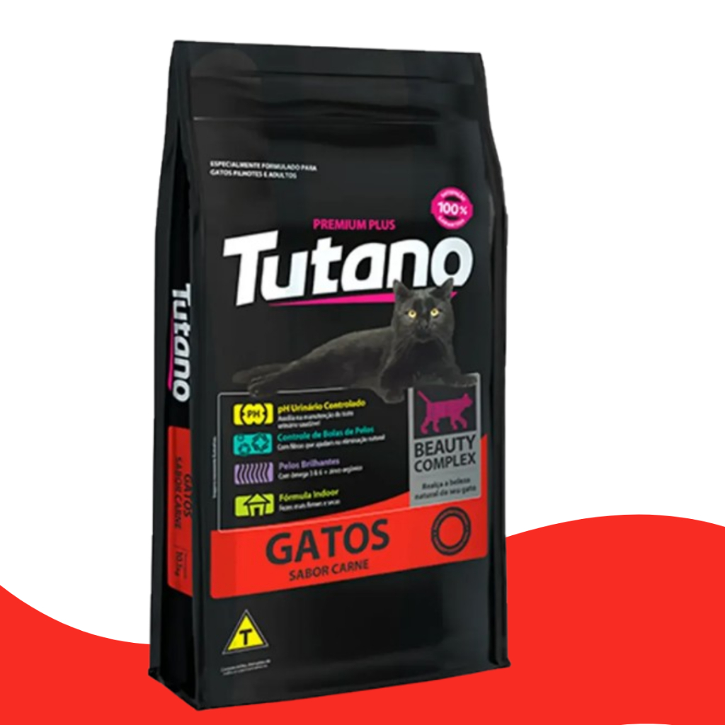 Ração Tutano Gatos Adulto Carne 3kg