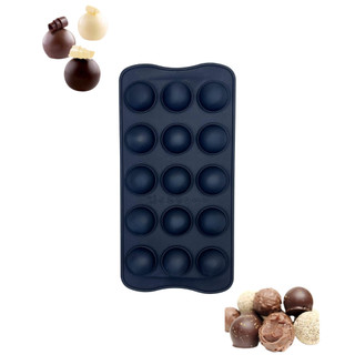 Forma Para Chocolate/Trufas Redondas 2,5cm Em Silicone