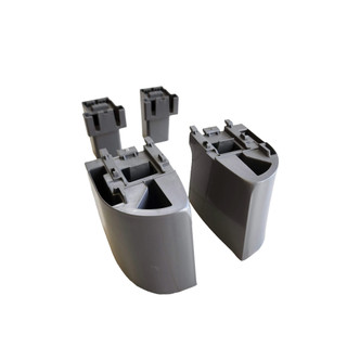 Kit De Pés Para Fogão Esmaltec 90mm Cinza Original
