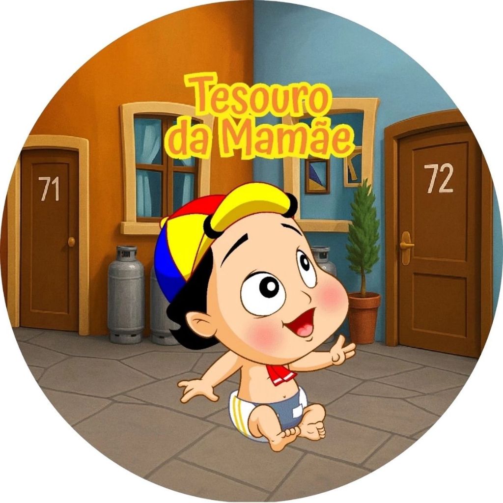 Mini Painel 50x50cm - Tema Tesouro da Mamãe