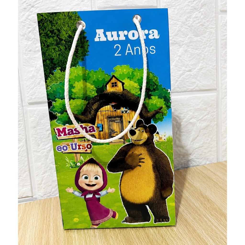 10 Sacolinhas Personalizadas Escolha seu tema / Lembrancinha Festa Infantil / Sacola Surpresa