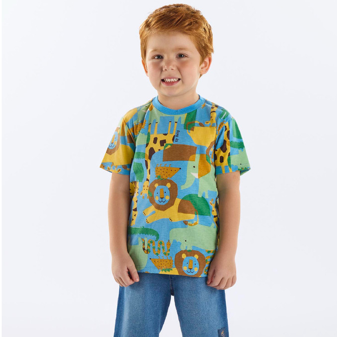 Camiseta Infantil Masculina Algodão Up Baby