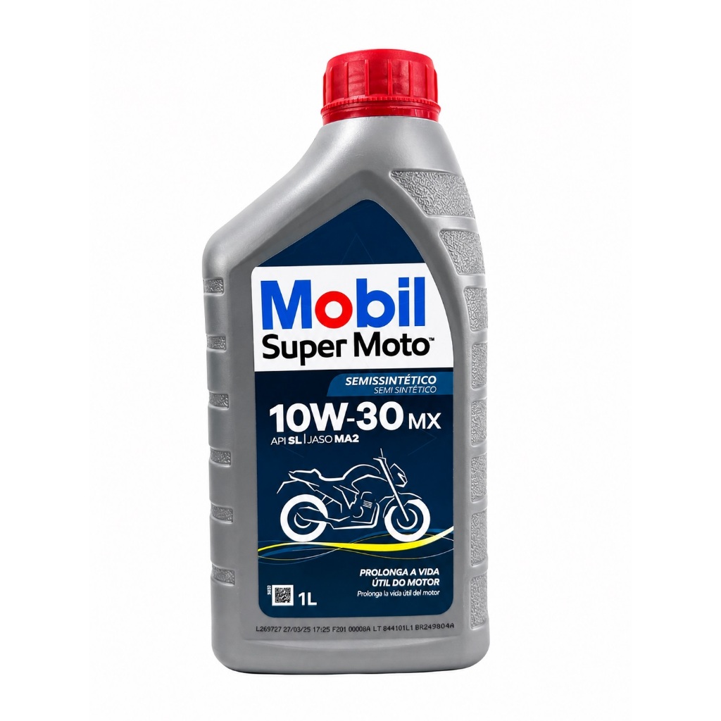 Mobil Óleo Super Moto 10w30 1 Litro Semi Sintetico 4t Mx