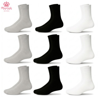 Kit 15/12/6 Pares de Meia Cano Alto Masculino Adulto