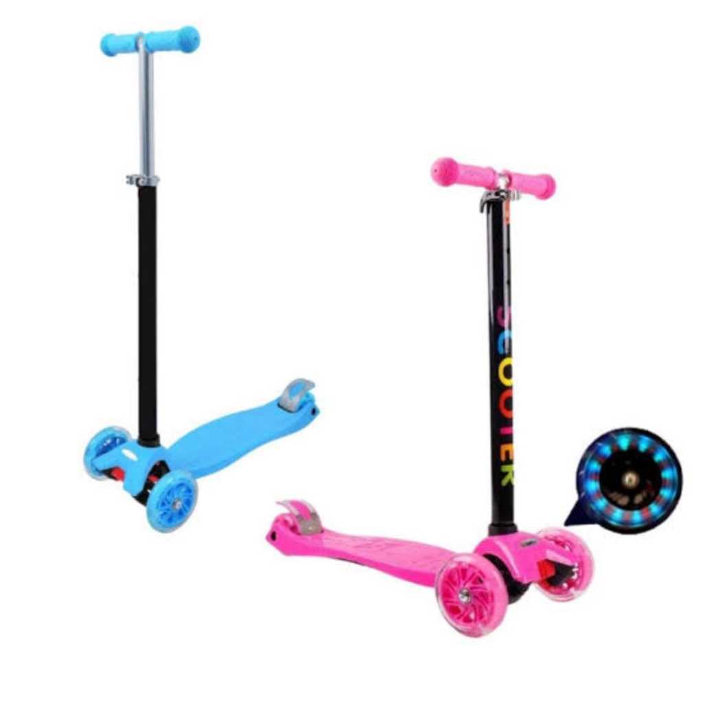 Patinete 3 Rodas Infantil Altura Ajustável Dobrável  Para Crianças