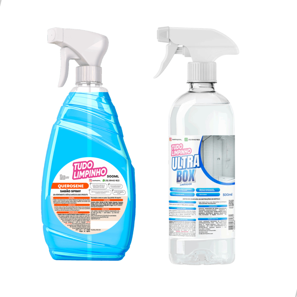 Kit Tudo Limpinho Sabão Spray + Ultra Box Limpador Eficiente