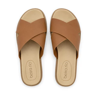 Sandalia Feminina Beira Rio Flat Tiras Cruzadas Original