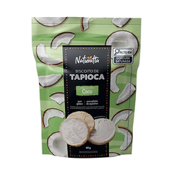 Biscoito Tapioca com Coco Zero Açúcar Naturatta 60 g - Sem Glúten