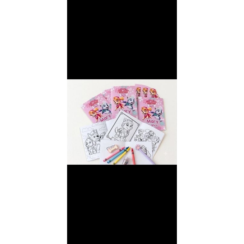 Lembrancinha Personalizada com Nome e Personagem | Papelaria para Festa| Revista de colorir| livro de pintar