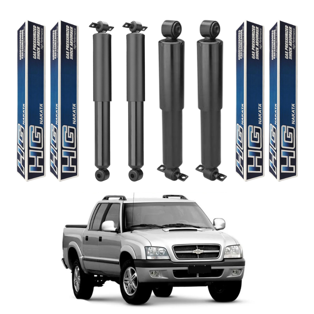 KIT 4 AMORTECEDOR S10 4X2 1995 A 2011 NAKATA
