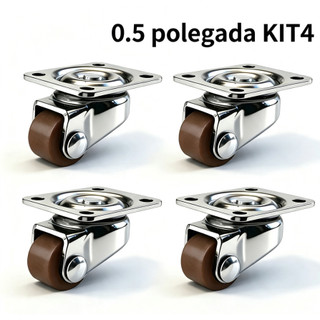 KIT4 mini Rodízios , feitos de material TPE, com 0,5 polegadas e capacidade de carga de 3…