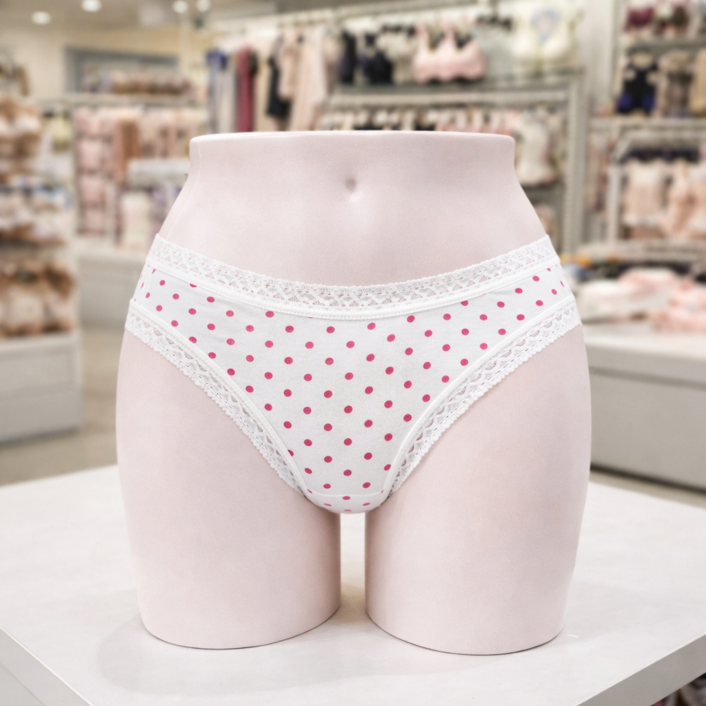 Calcinha Feminina de Algodão Kit 3 ou 5 Peças Lisas e Estampadas Confortáveis