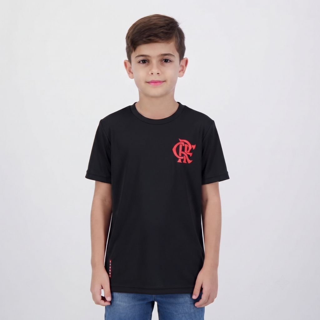 Camisa Flamengo Nação Juvenil Infantojuvenil Menino Oficial Torcedor Futebol Licenciada Original