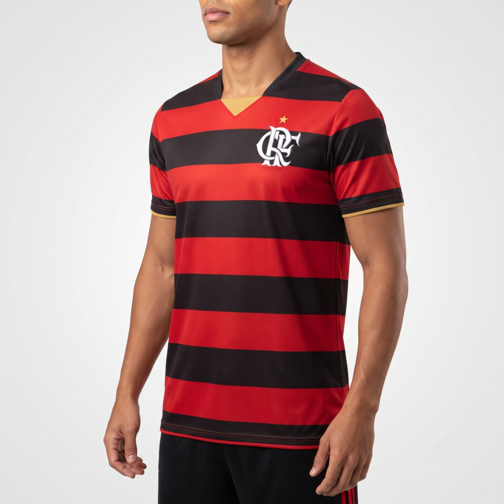 Camisa Flamengo Retrô 2008 Masculina Adulto Oficial Torcedor Futebol Original Dr