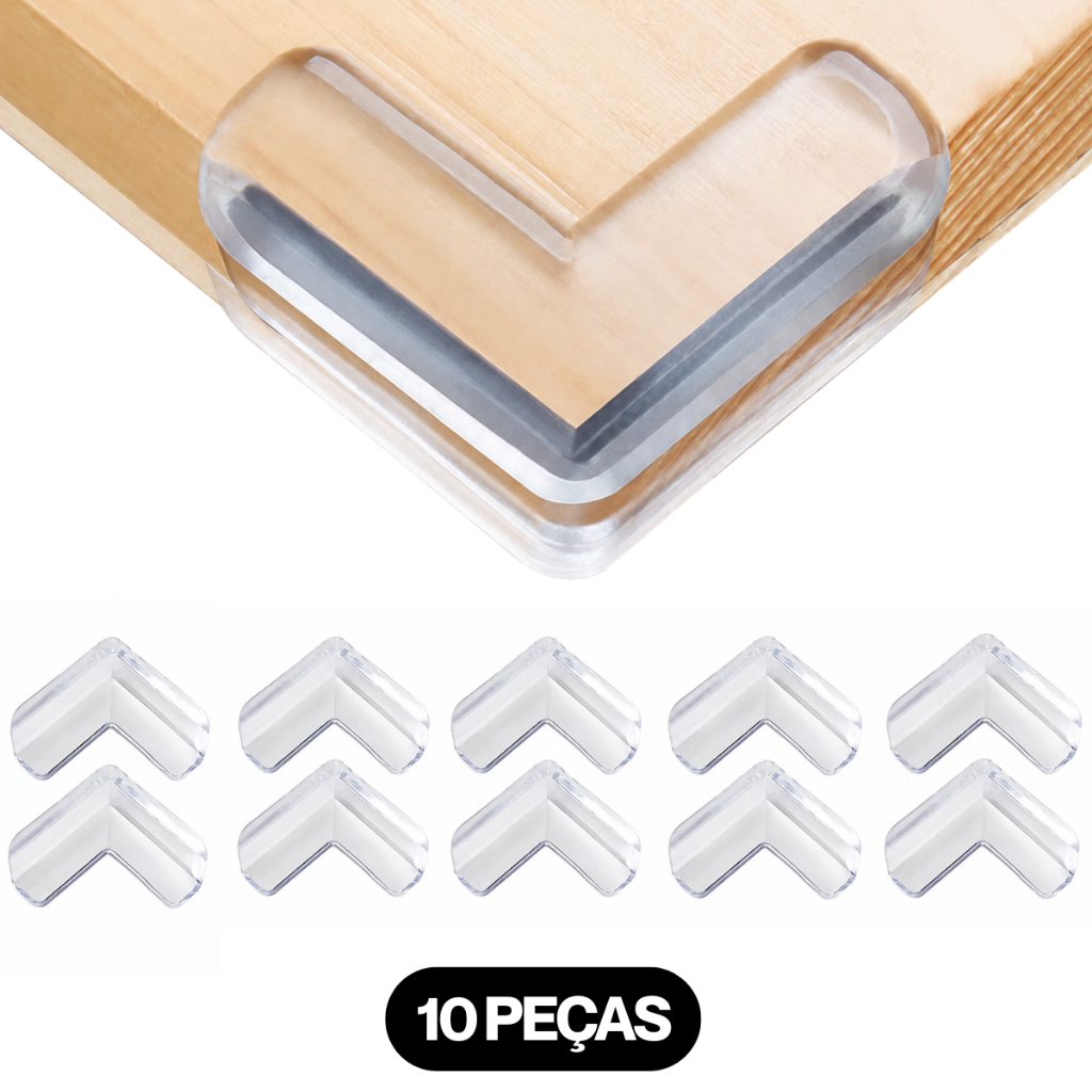 Protetor De Silicone De Mesa Quina Protetor Para Móveis Quadrado Proteção De Ponta De Móveis Para Crianças E Bebês