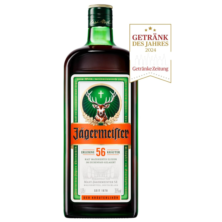 Kit Um Jagermaeister 1,75L com 10 shot( COM NOTA FISCAL)