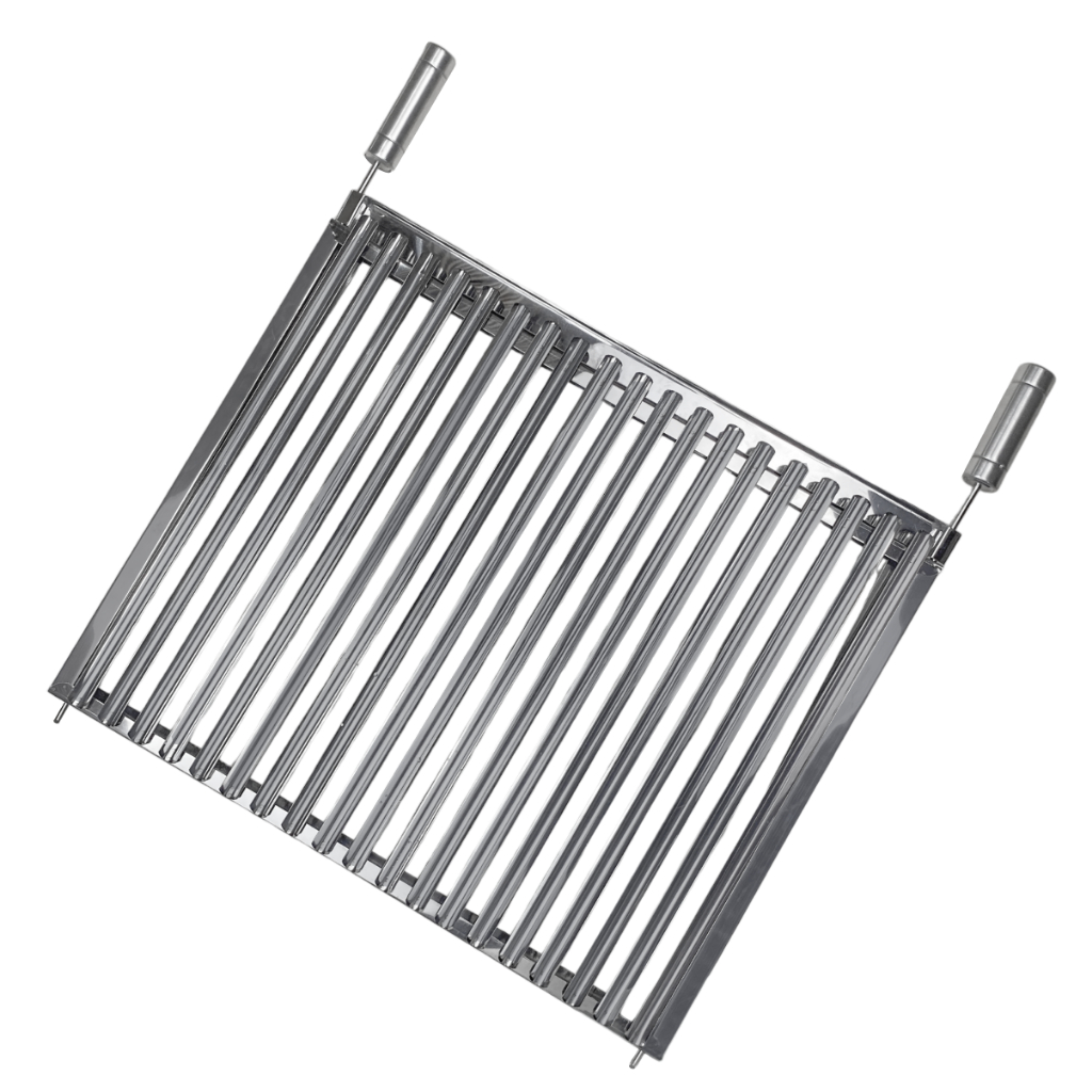 Grelha Argentina Parrilla Para Churrasco Com Coletor |Inox Resistente