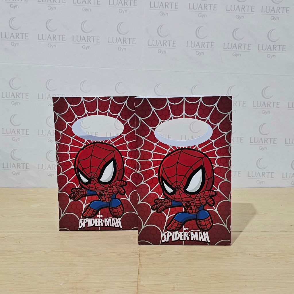 Sacolinhas Personalizada Boca de Palhaço PEQUENA Homem Aranha Lembrancinha Festa Infantil Decoração