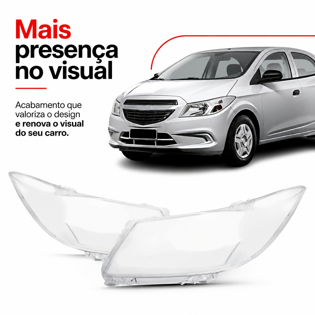 Par/UN Lente Farol Onix 2012 2013 2014 2015 2016 1ª Linha Novo · foto 2