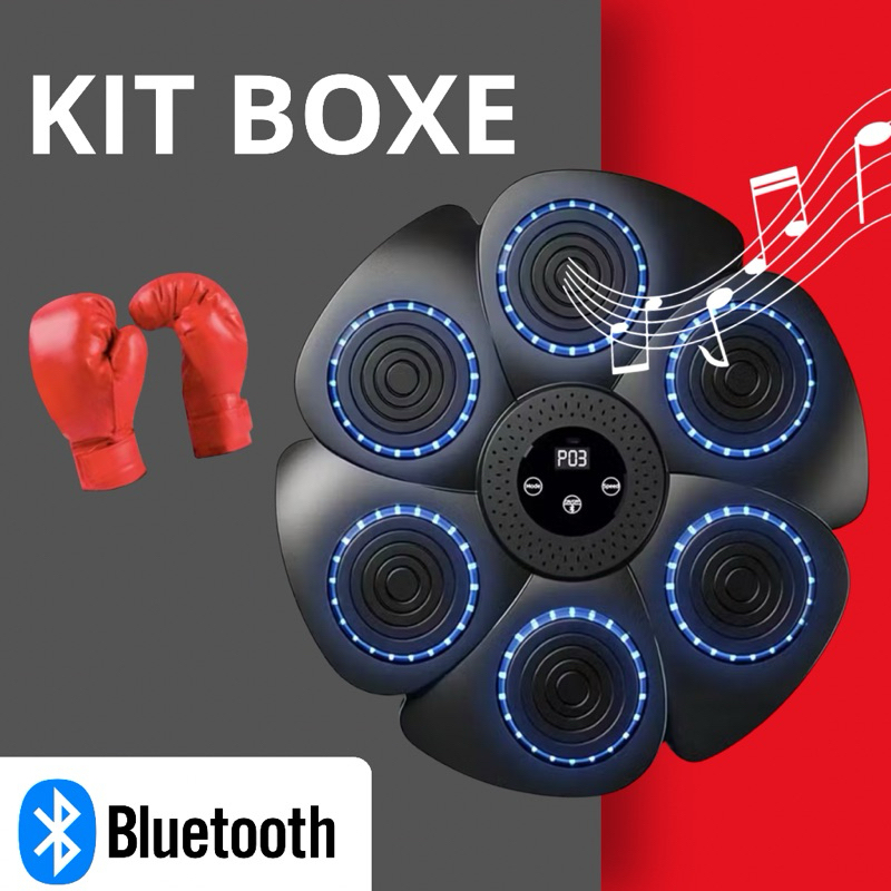 SUPER PROMOÇÃO - Máquina Inteligente de Boxe Soco Música Bluetooth Anti Estresse