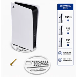 Suporte para Ps5 Playstation 5 Base Vertical Slim Fat Pro SpiderMan Ghost Vertical Reforçado Premium