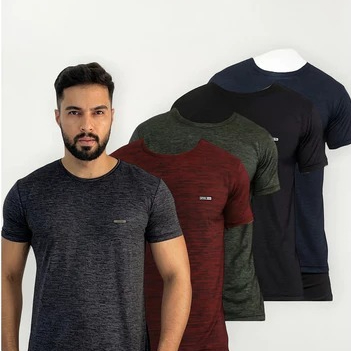 Camisa Masculina Dry Fit Premium Não Amassa Elastano Confortável Malha Fria Treino Academia Pronta Entrega