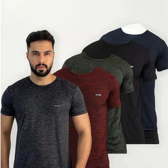 Camisa Masculina Dry Fit Premium Não Amassa Elastano Confortável Malha Fria Treino Academia Pronta Entrega