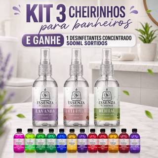Spray Bloqueador de Odores Sanitários 100ml | Aromatizador de Banheiro | Cheirinho Perfumado