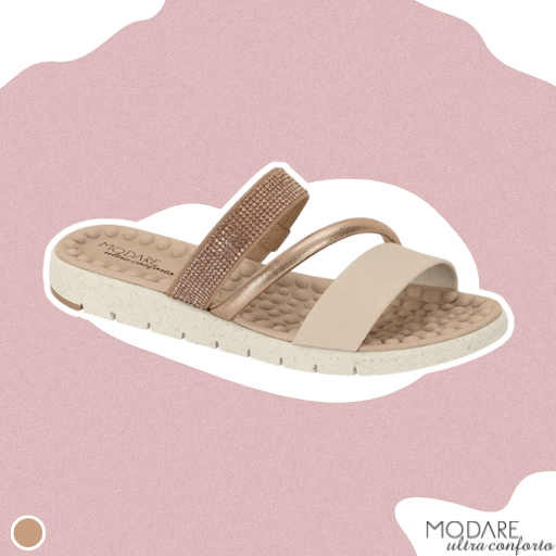 Sandália Papete Modare napa Floather Premium Confortável