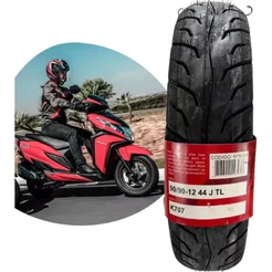 Pneu Dianteiro Moto Scooter Lead 110 90/90-12 Kenda K707 Sem Câmara Elite 125 Original