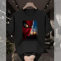 Camiseta 100% Algodão Estampada Homem Aranha Envio Imediato Promoção