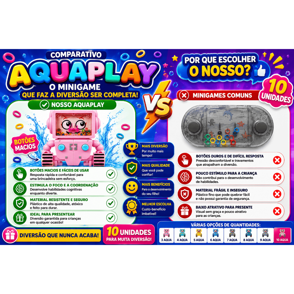 Kit Jogo Argola Game Agua Aqua play Lembrancinha Anti - Estresse Pop Ball Sensorial Alívio Stress · foto 2