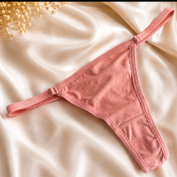 Calcinha Feminina de Regulagem Lateral Ajustável Microfibra Macia Confortável Respirável Moda Íntima Delicada