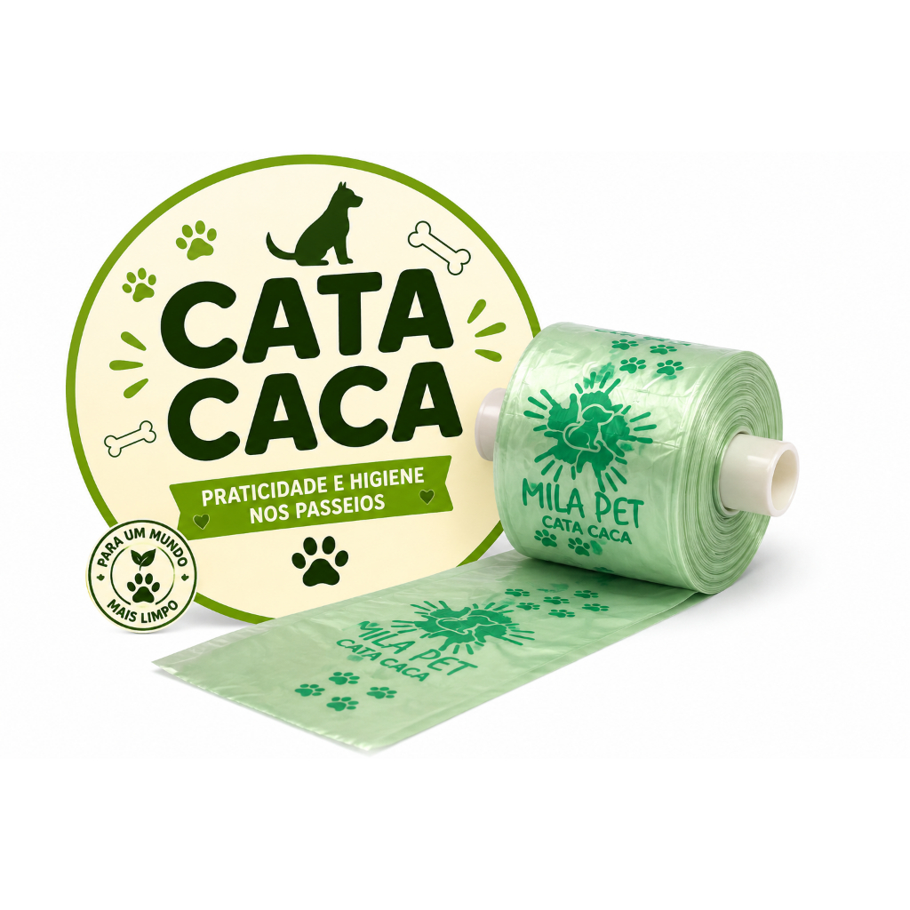 Cata Caca Mila Pet 28x42 500un 100% Biodegradável