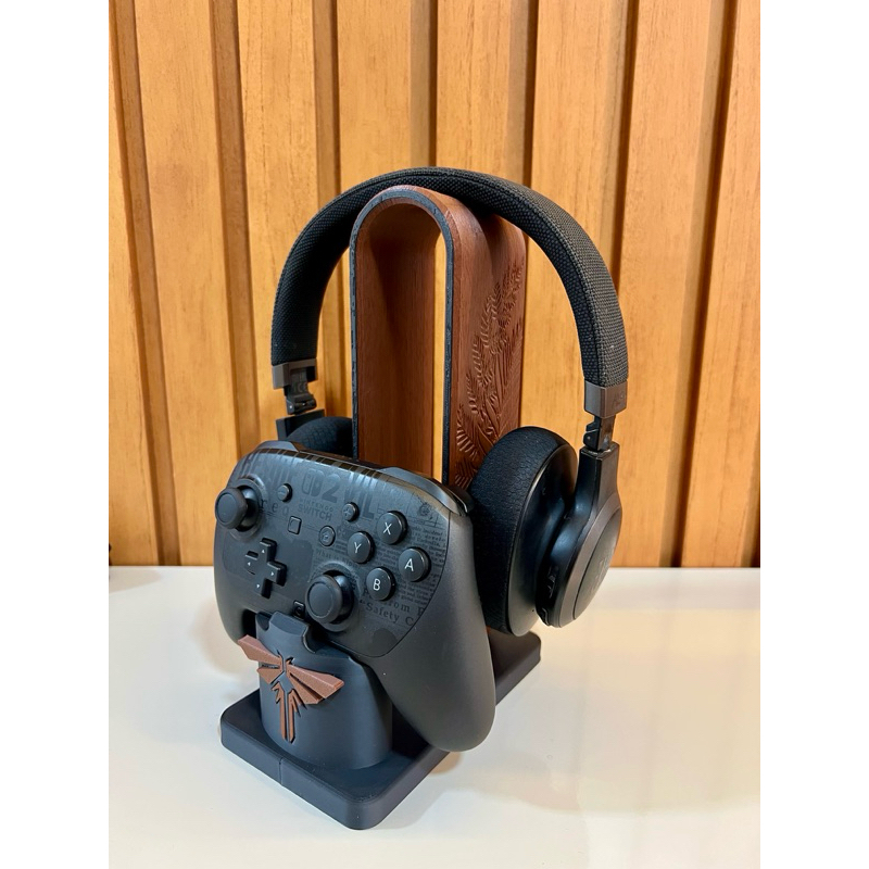 Suporte Controle E Headset para 1 Controle The Last Of Us Xbox, Playstation 5, Switch PRO