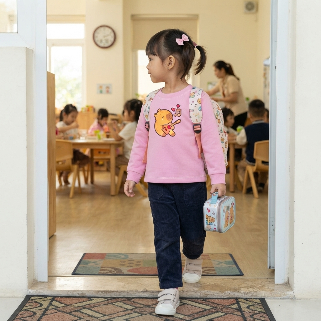 Moletom Infantil Feminino Estampado Menina Flanelado Inverno Confortável