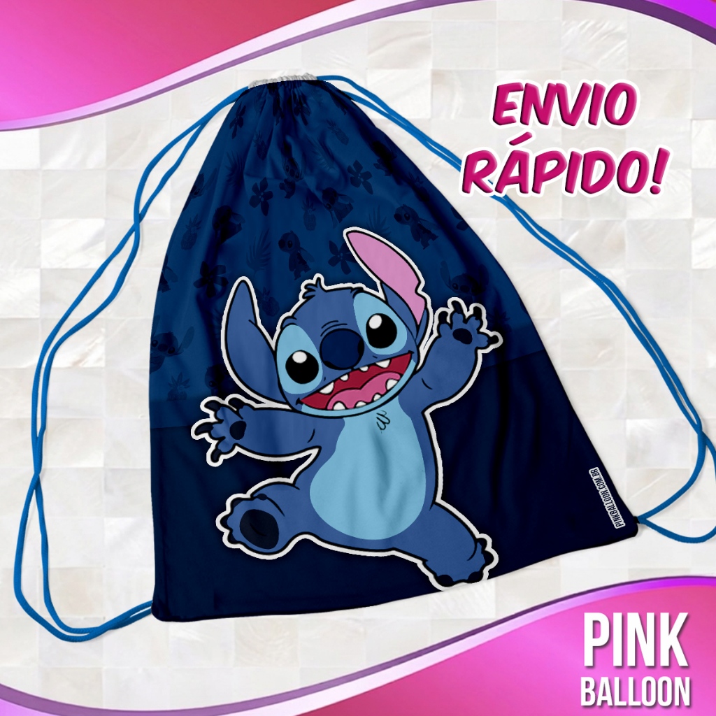 MOCHILINHA STITCH (ENVIO RÁPIDO) - SACOLINHA LEMBRANCINHA ANIVERSÁRIO FESTA INFANTIL NÃO PERSONALIZADA