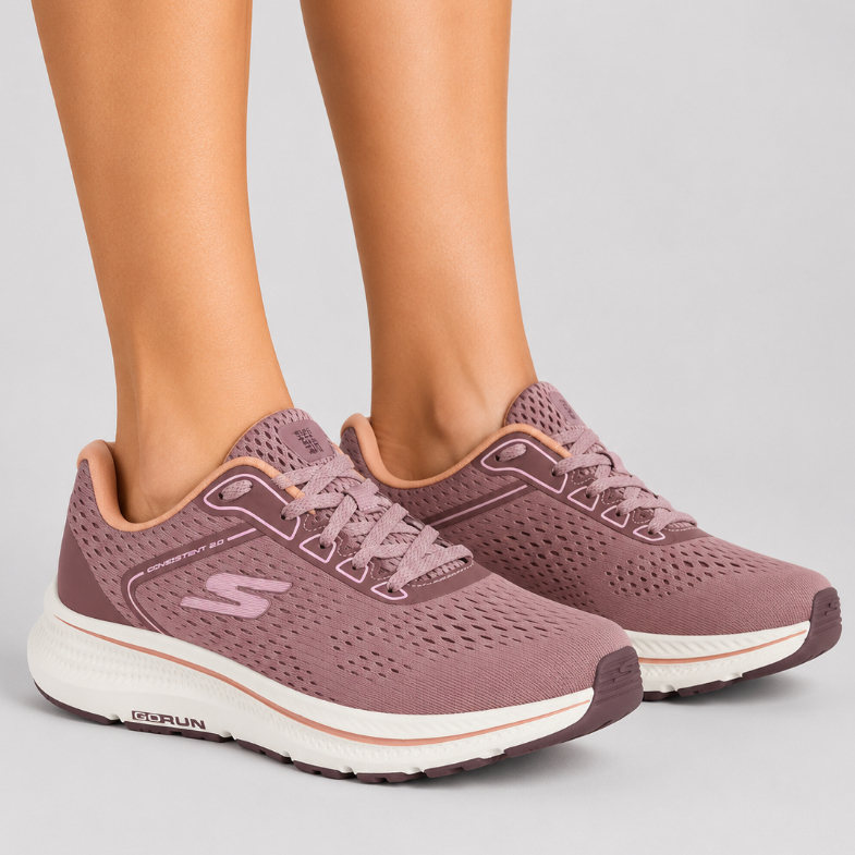 Tênis Feminino Skechers Go Run Consistent 2.0 Original Esportivo Leve Treino