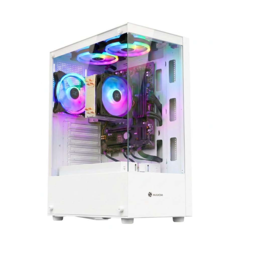 Computador Gabinete PC Gamer GTA Ryzen 5 3400G 16GB DDR4 SSD 512GB NVME Branco W