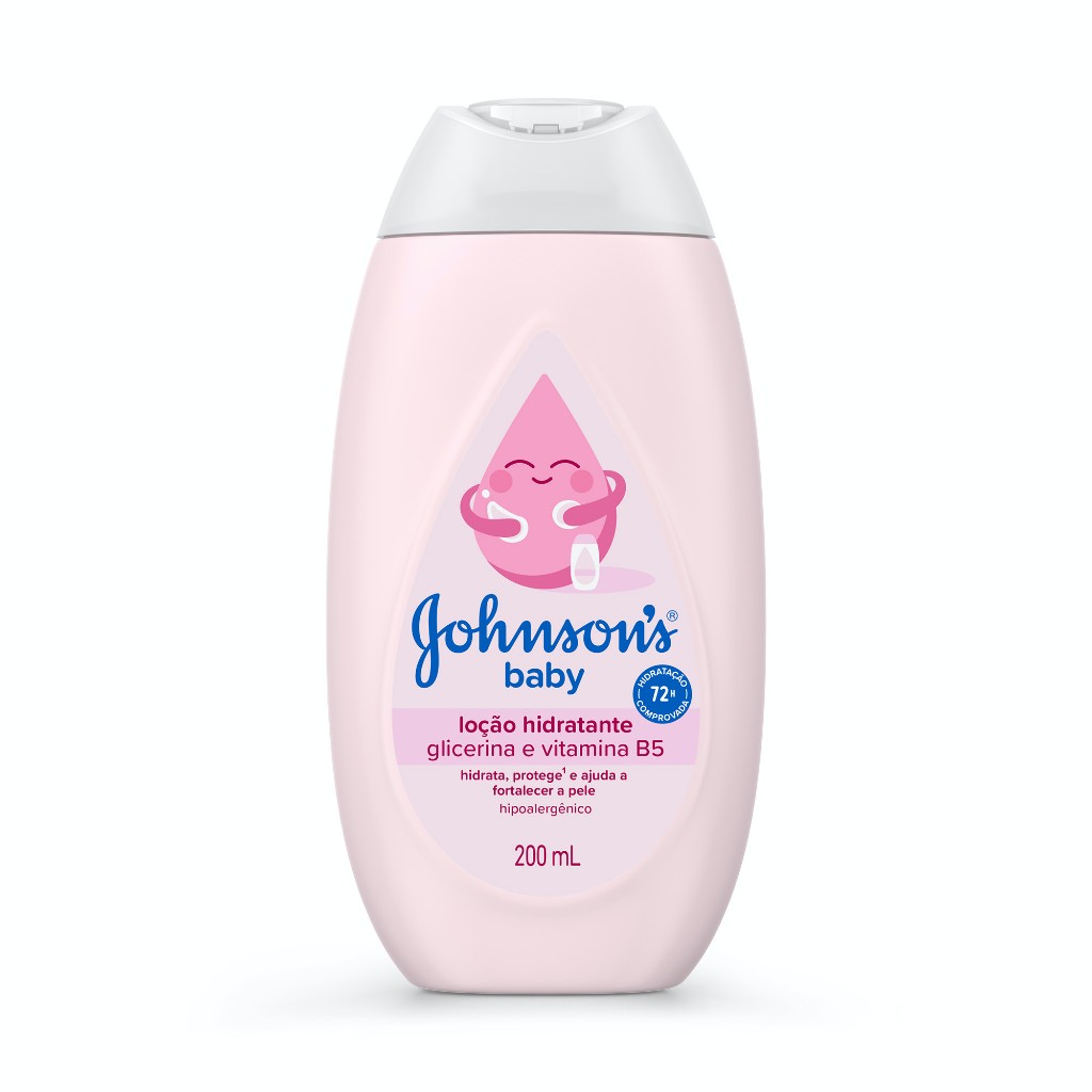 Loção Hidratante Para Uso Diário JOHNSON'S® Baby, 200mL