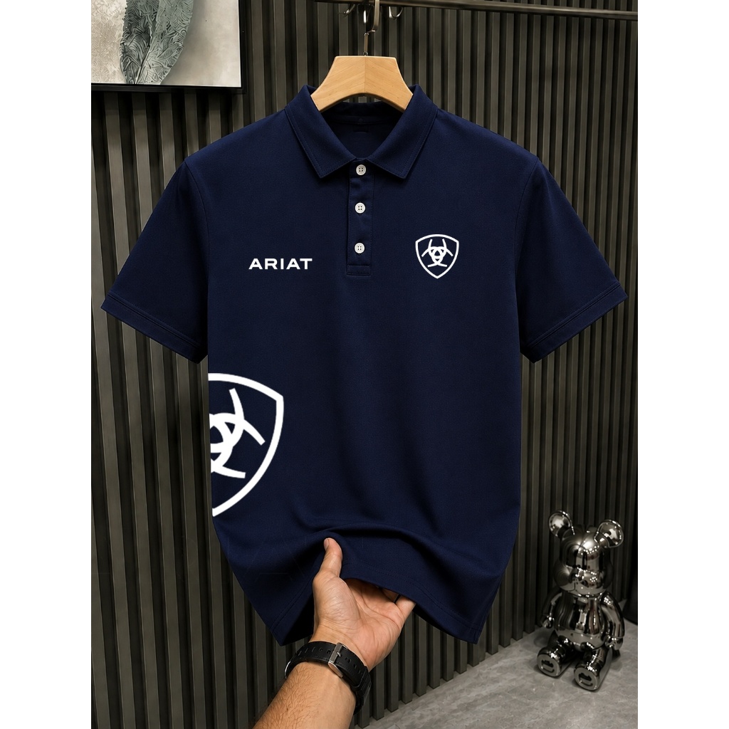 Camisa Polo Ariat Country Masculina Malha Piquet
