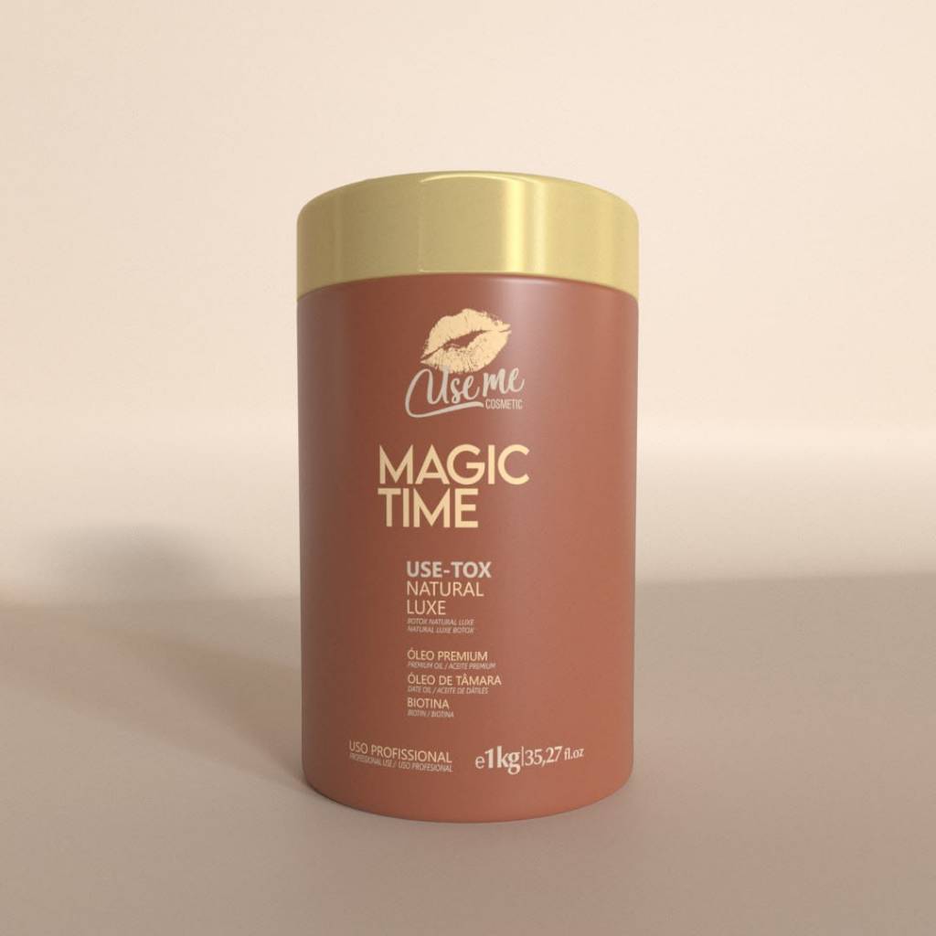 Kit Magic Time Tratamento Progressivo Alisamento Nanoplastia Use Me 3x1Kg (Escolha o seu) — imagem 2 de 2