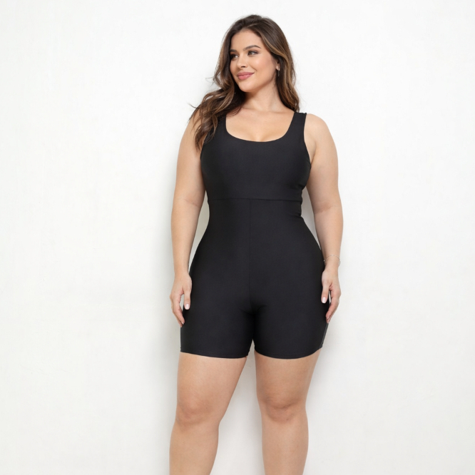Macacão Para Treino Em Suplex Moda Fitness Slim