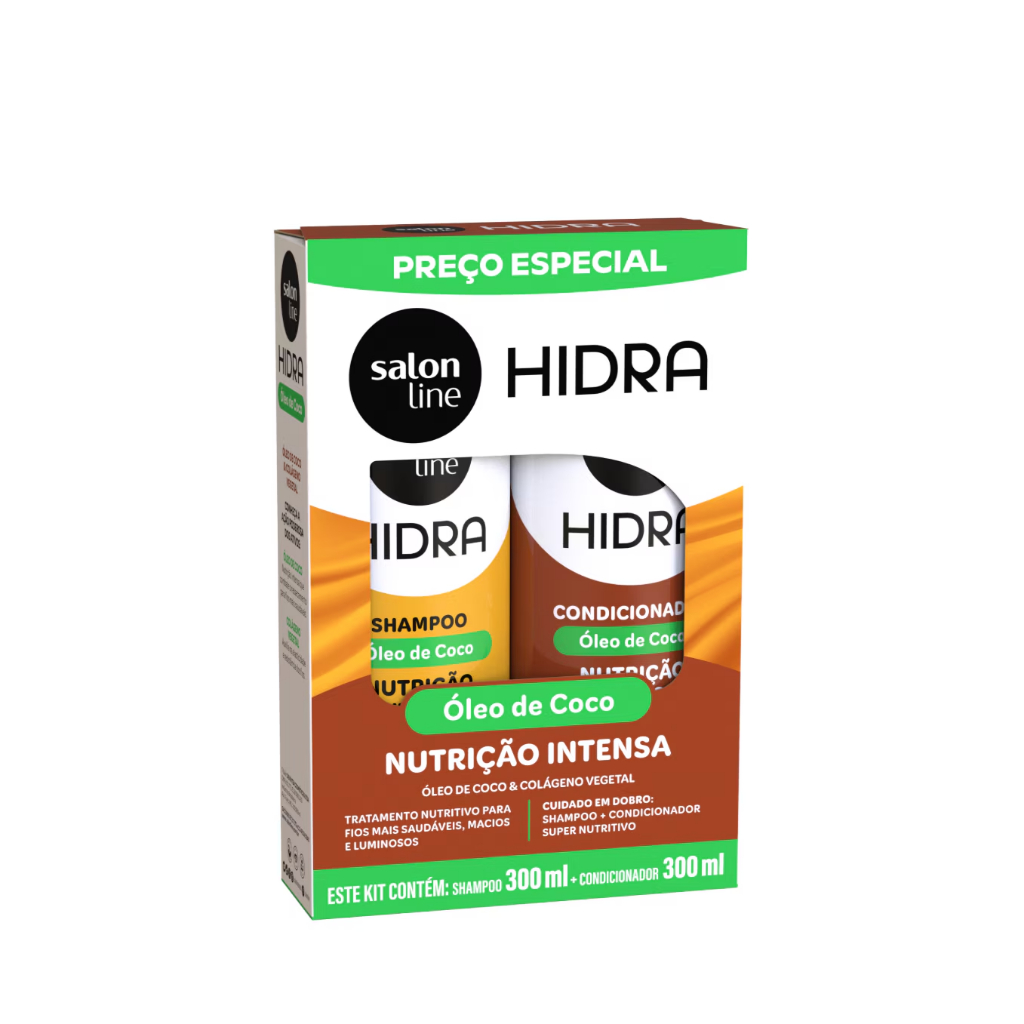 Kit Shampoo e Condicionador Hidra Óleo de Coco