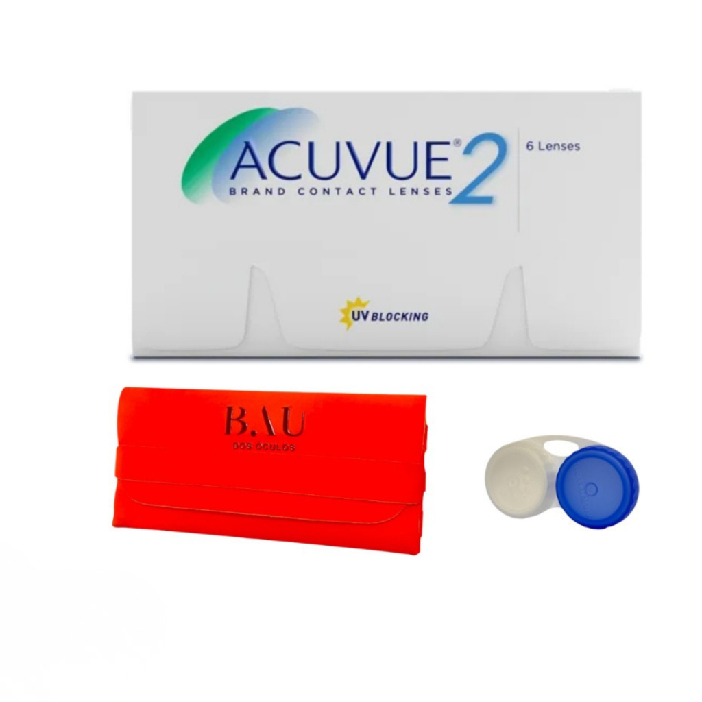 Lente De Contato Acuvue 2 - Acompanha estojo