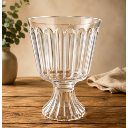 12 TAÇAS AMERICANA ACRÍLICO 1,250 ML TRANSPARENTE – TAÇA SOBREMESA OFF (CHOCO)